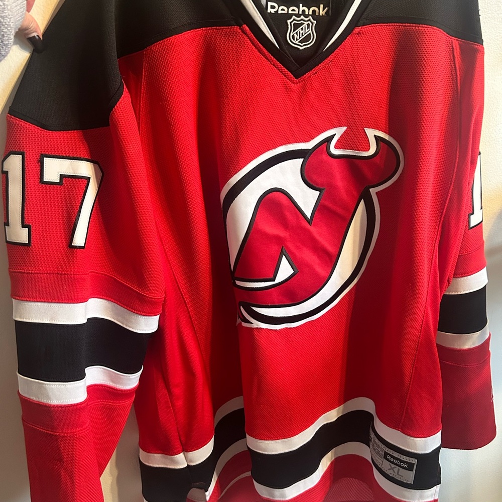 Reebok Red and Black Hockey Jersey